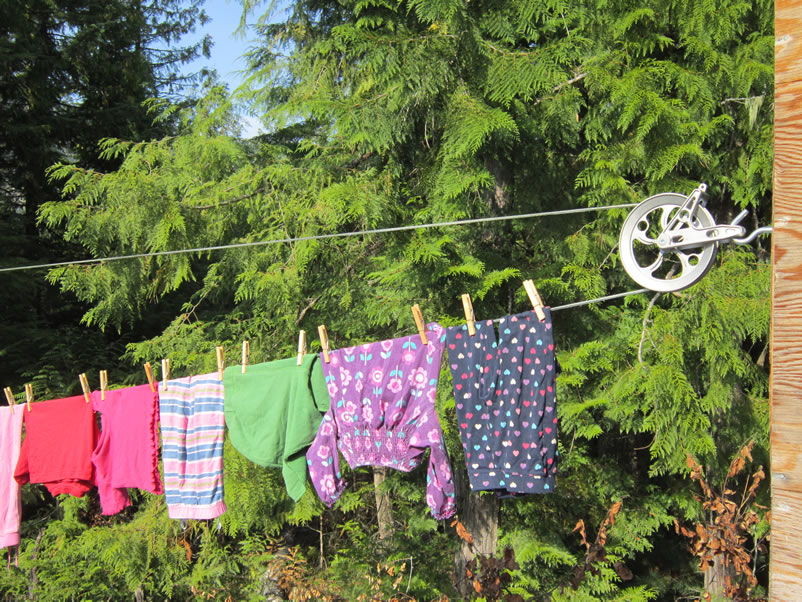 Good Old Fashioned Clothes Line – TRC Timberworks